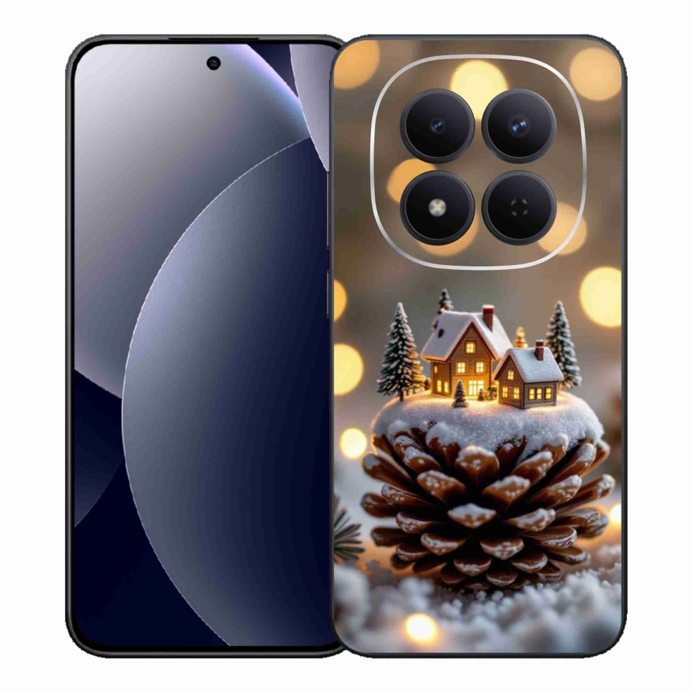 Gélový kryt mmCase na Xiaomi Redmi Note 15 Pre 5G - zimná dedinka