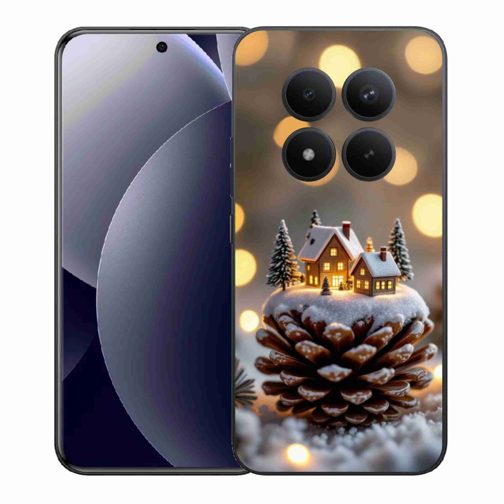 Gélový kryt mmCase na Xiaomi Redmi Note 15 Pro + 5G - zimná dedinka