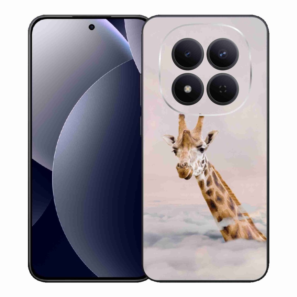 Gélový kryt mmCase na Xiaomi Redmi Note 15 Pro 5G - žirafa v oblakoch