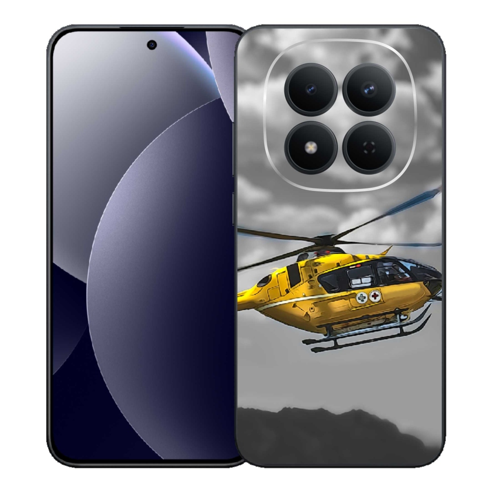 Gélový kryt mmCase na Xiaomi Redmi Note 15 Pro 5G - žltá helikoptéra