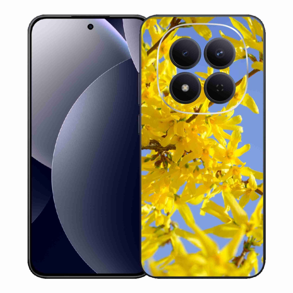 Gélový kryt mmCase na Xiaomi Redmi Note 15 Pro 5G - žlté kvety