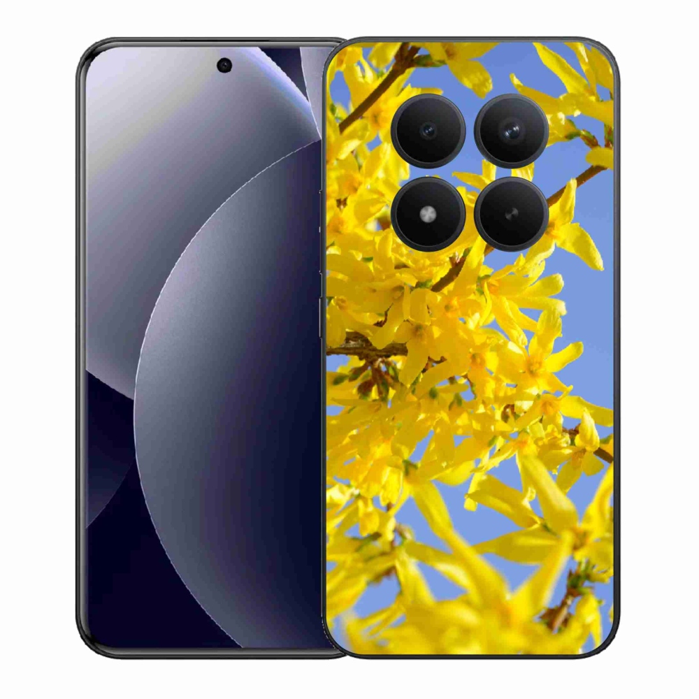 Gélový kryt mmCase na Xiaomi Redmi Note 15 Pro+ 5G/Xiaomi Poco M8 Pro 5G - žlté kvety