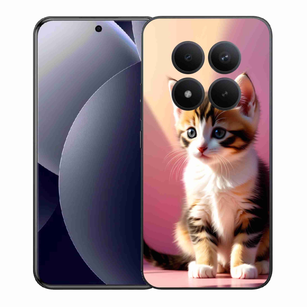 Gélový kryt mmCase na Xiaomi Redmi Note 15 Pro+ 5G/Xiaomi Poco M8 Pro 5G - zvedavé mačiatko 2