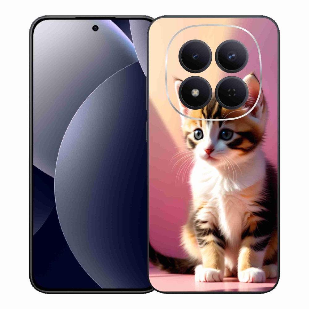 Gélový kryt mmCase na Xiaomi Redmi Note 15 Pro 5G - zvedavé mačiatko 2