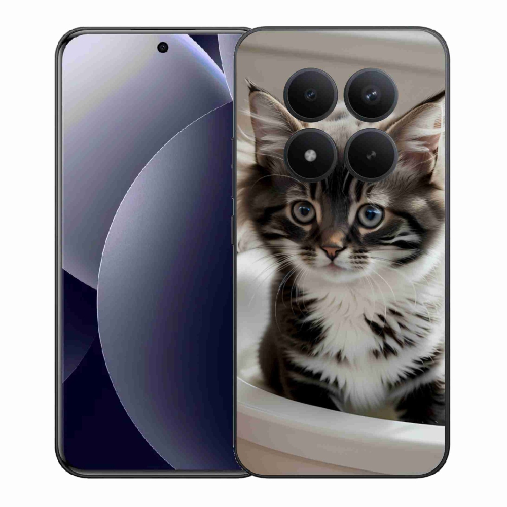 Gélový kryt mmCase na Xiaomi Redmi Note 15 Pro+ 5G/Xiaomi Poco M8 Pro 5G - zvedavé mačiatko