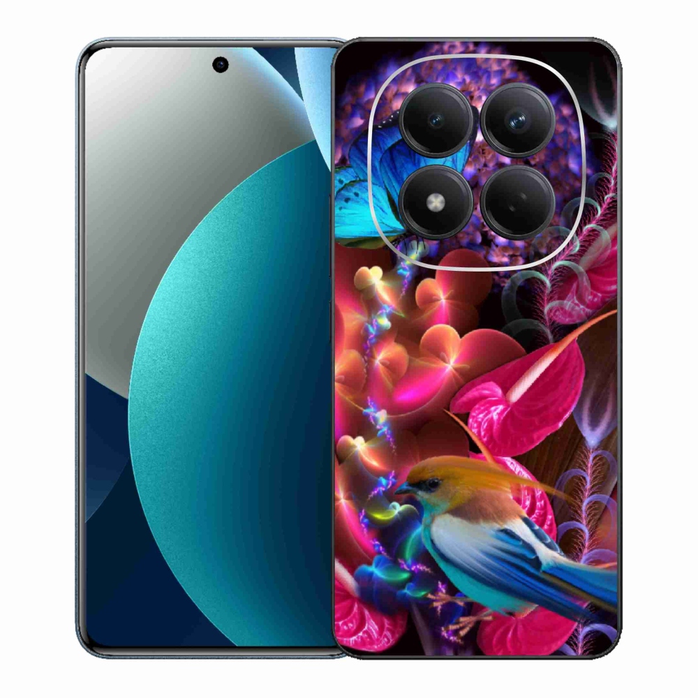 Gélový kryt mmCase na Xiaomi Redmi Note 15 Pro - farebné kvety