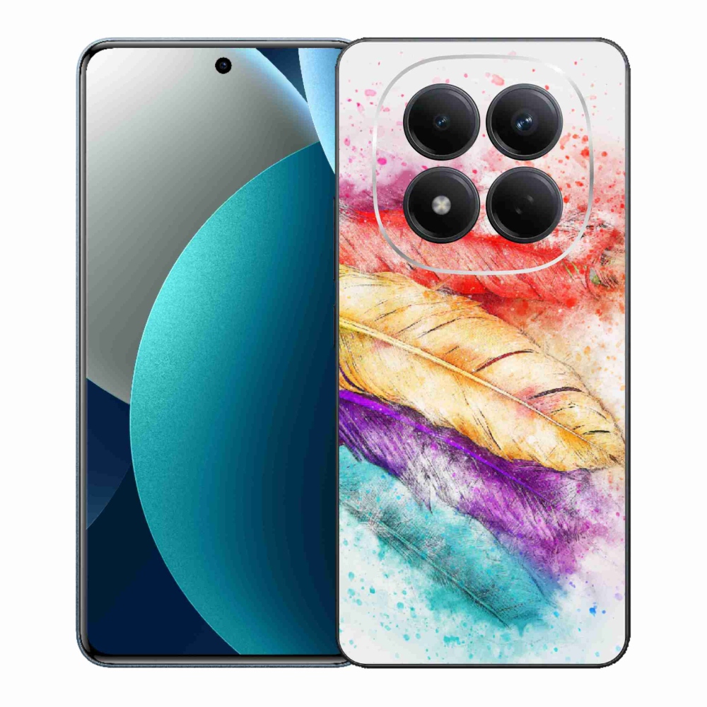 Gélový kryt mmCase na Xiaomi Redmi Note 15 Pro - farebné perie