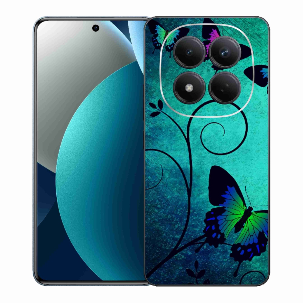 Gélový kryt mmCase na Xiaomi Redmi Note 15 Pro - farební motýle