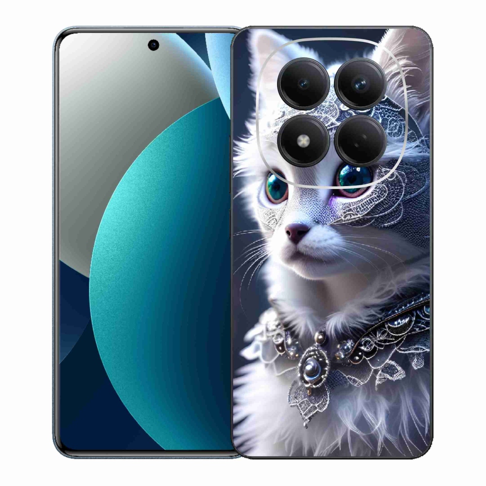 Gélový kryt mmCase na Xiaomi Redmi Note 15 Pro - biela mačka