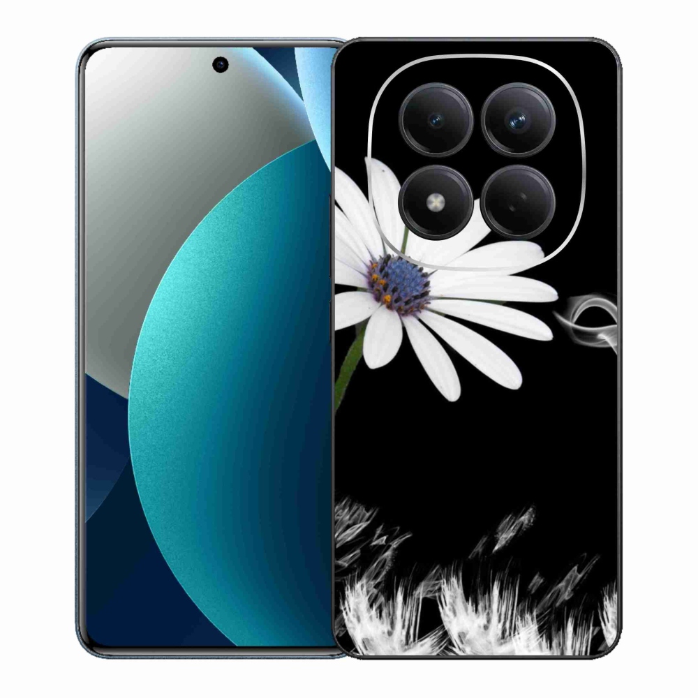 Gélový kryt mmCase na Xiaomi Redmi Note 15 Pro - biela kvetina