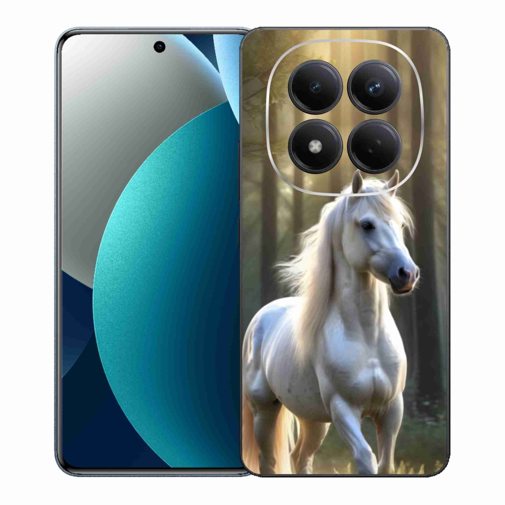 Gélový kryt mmCase na Xiaomi Redmi Note 15 Pro - biely kôň 3