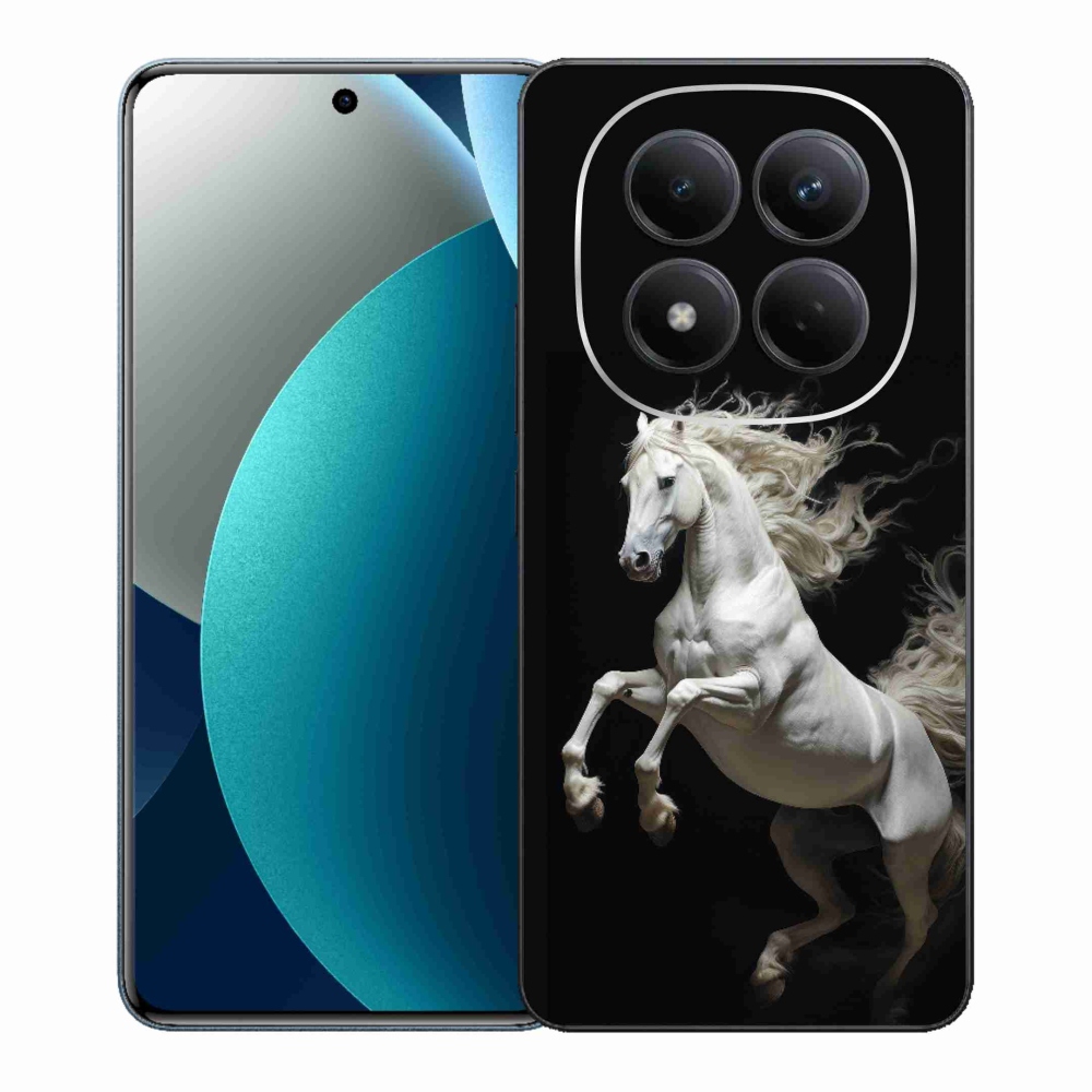 Gélový kryt mmCase na Xiaomi Redmi Note 15 Pro - biely kôň 4