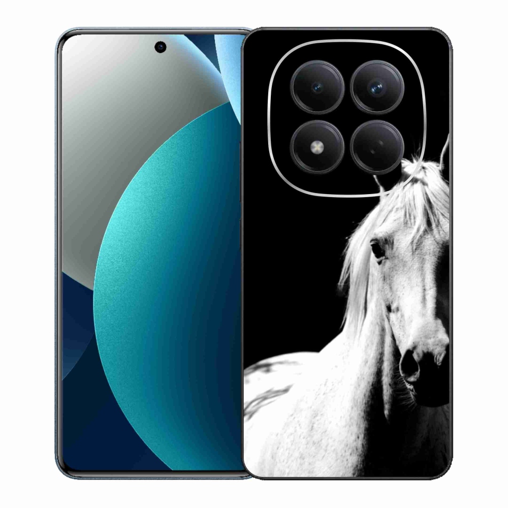 Gélový kryt mmCase na Xiaomi Redmi Note 15 Pro - biely kôň 5