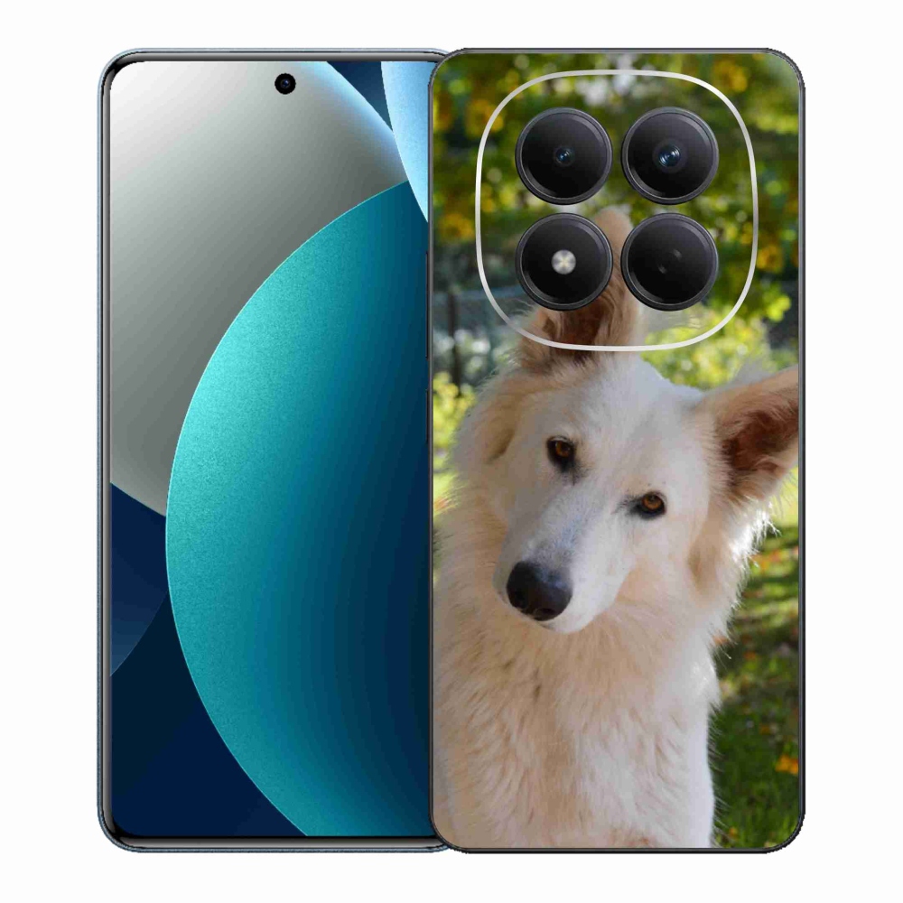 Gélový kryt mmCase na Xiaomi Redmi Note 15 Pro - biely švajčiarsky ovčiak 1