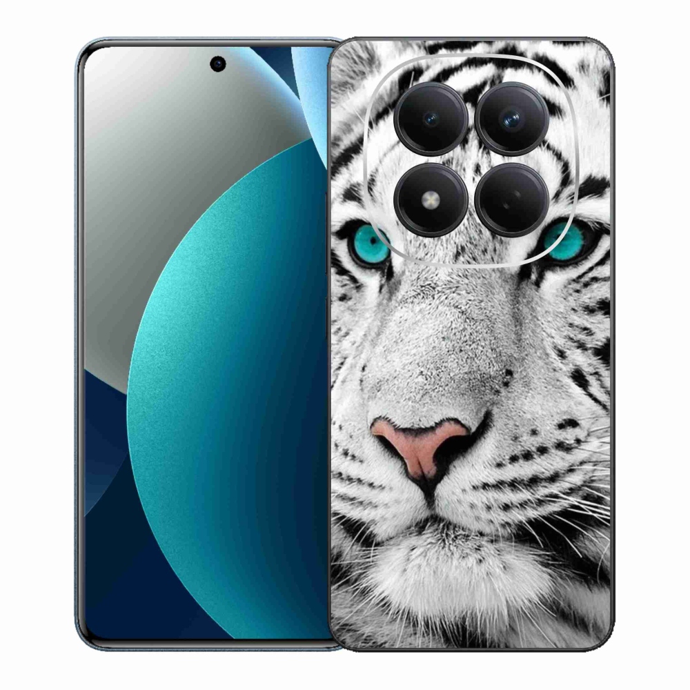 Gélový kryt mmCase na Xiaomi Redmi Note 15 Pro - biely tiger