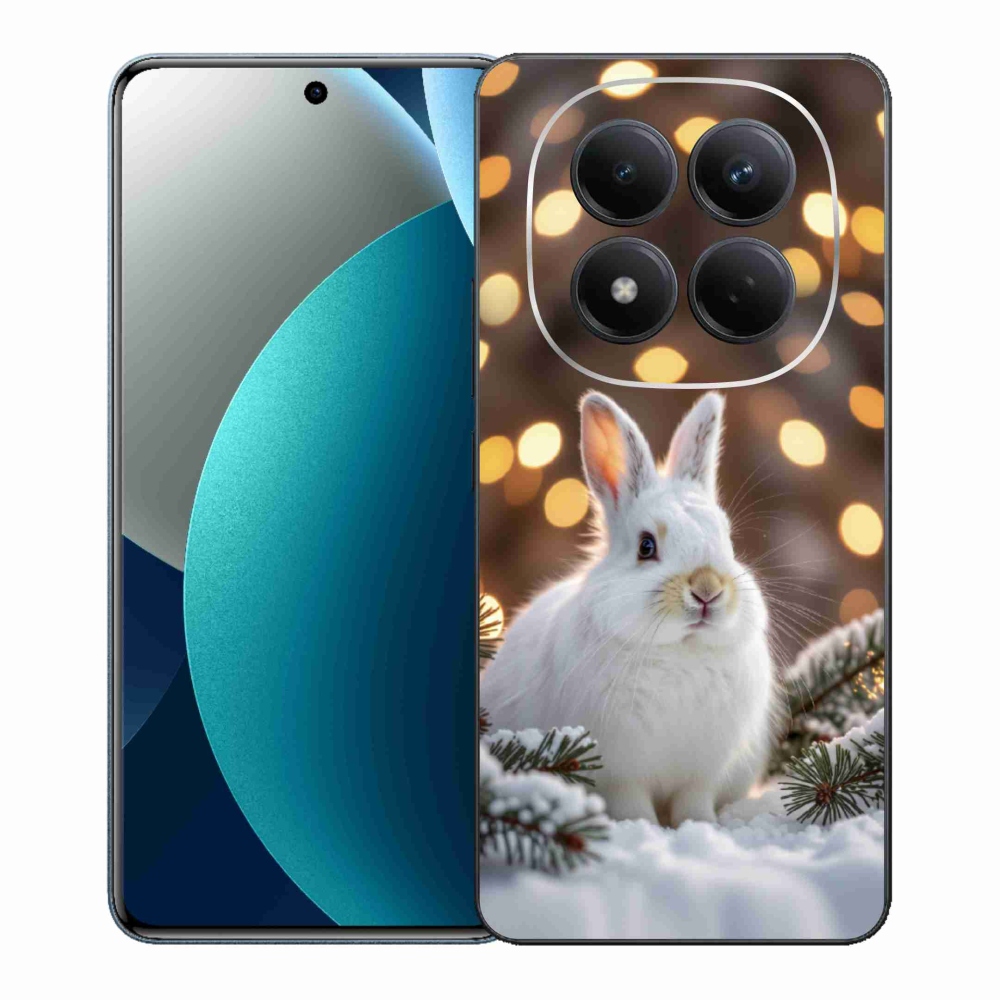 Gélový kryt mmCase na Xiaomi Redmi Note 15 Pro - biely zajac