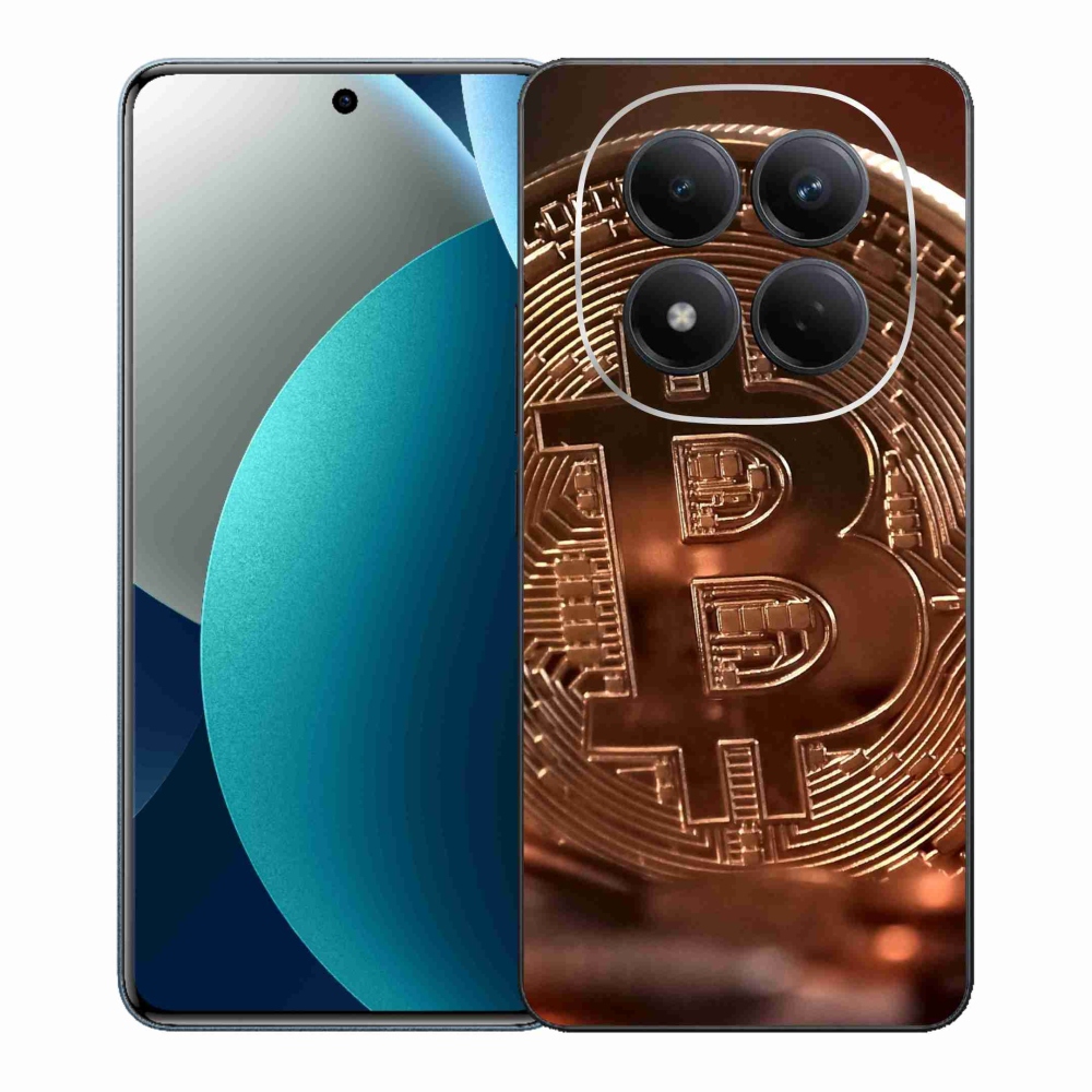 Gélový kryt mmCase na Xiaomi Redmi Note 15 Pro - bitcoin