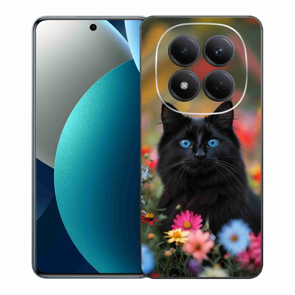 Gélový kryt mmCase na Xiaomi Redmi Note 15 Pro - čierne mačiatko 4