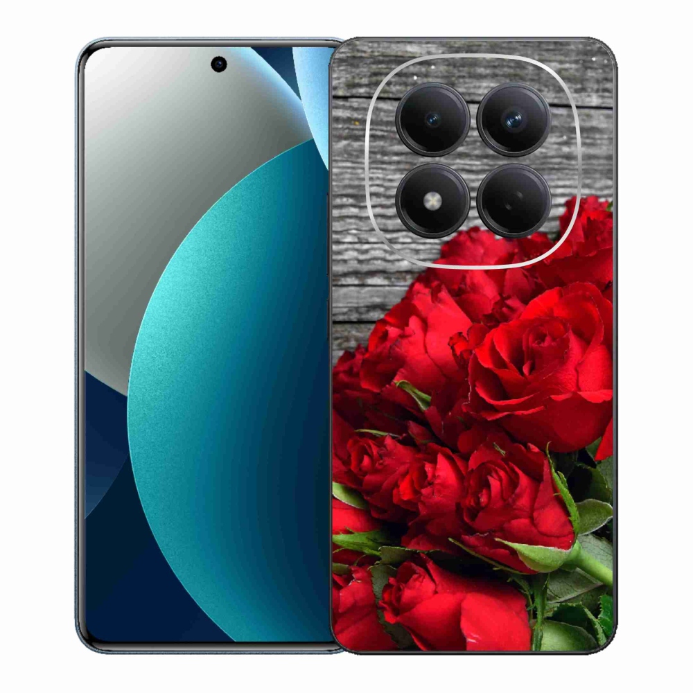 Gélový kryt mmCase na Xiaomi Redmi Note 15 Pro - červené ruže