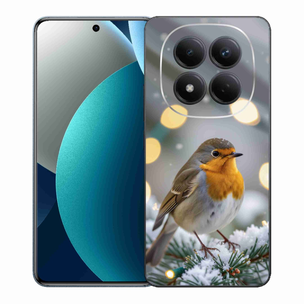 Gélový kryt mmCase na Xiaomi Redmi Note 15 Pro - červienka v zime