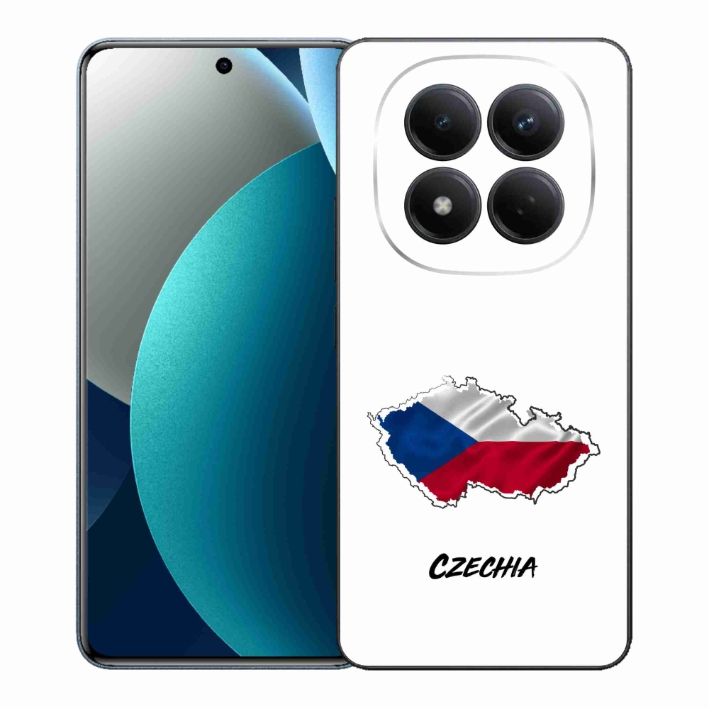 Gélový kryt mmCase na Xiaomi Redmi Note 15 Pro - Czechia biele pozadie