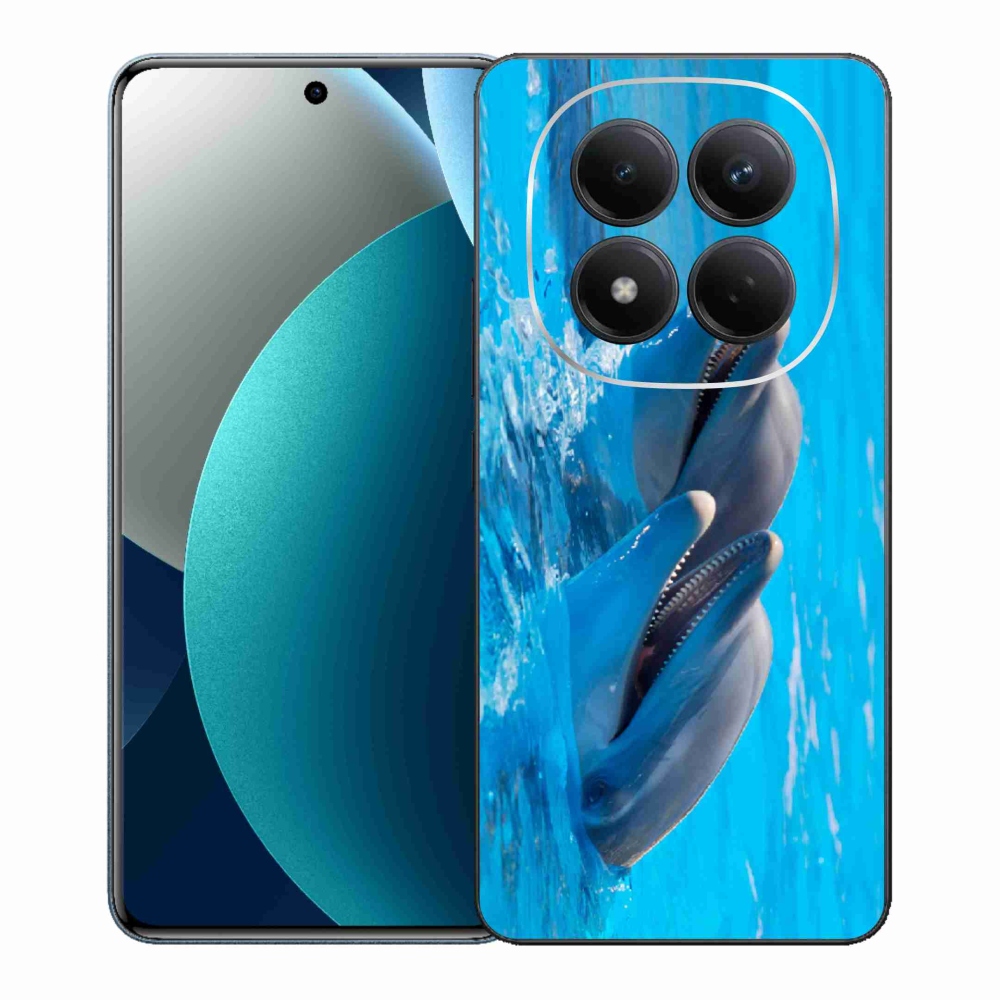 Gélový kryt mmCase na Xiaomi Redmi Note 15 Pro - delfíny