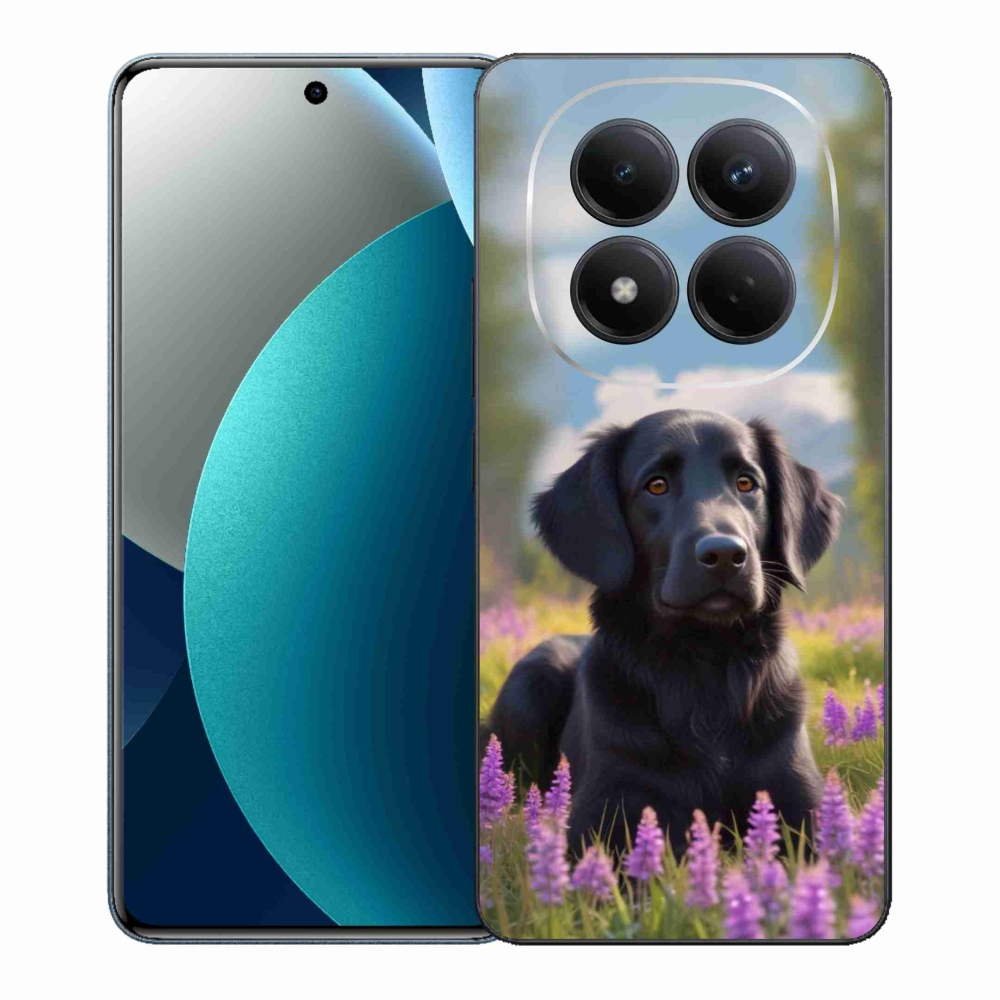 Gélový kryt mmCase na Xiaomi Redmi Note 15 Pro - elegantný čierny retriever