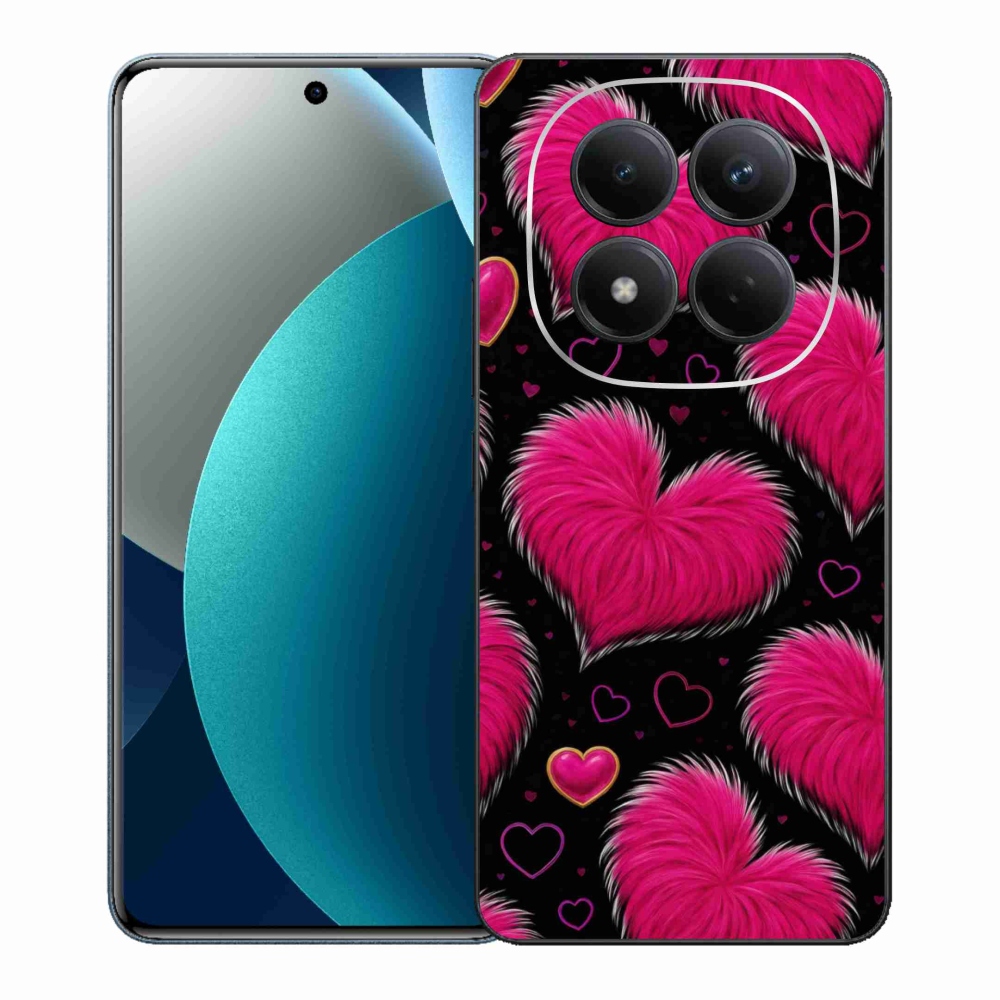 Gélový kryt mmCase na Xiaomi Redmi Note 15 Pro - hebké srdce