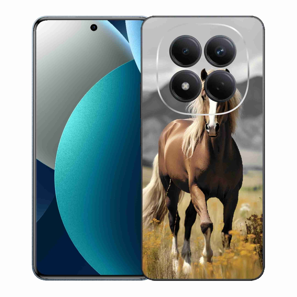 Gélový kryt mmCase na Xiaomi Redmi Note 15 Pro - hnedý kôň 1