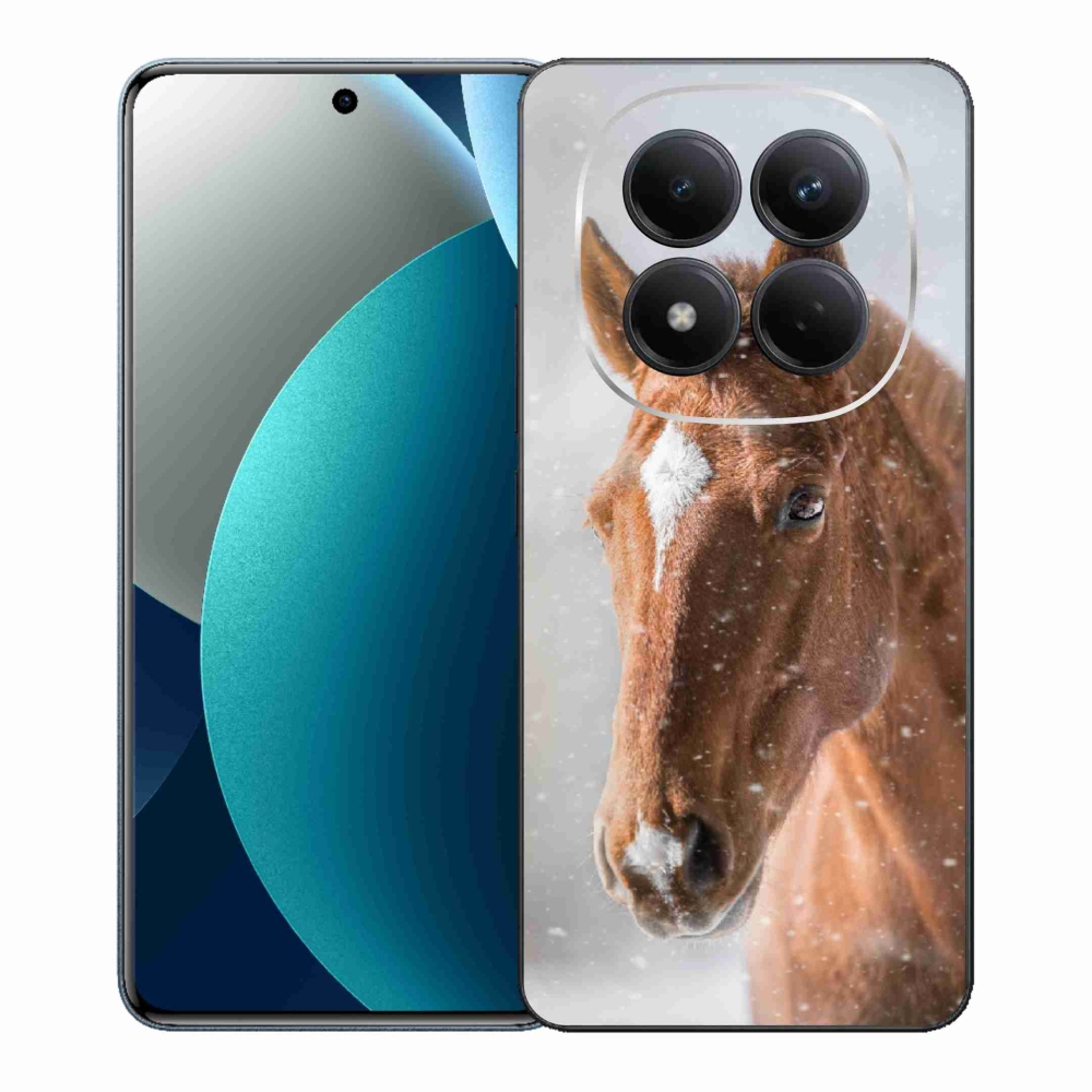 Gélový kryt mmCase na Xiaomi Redmi Note 15 Pro - hnedý kôň 2