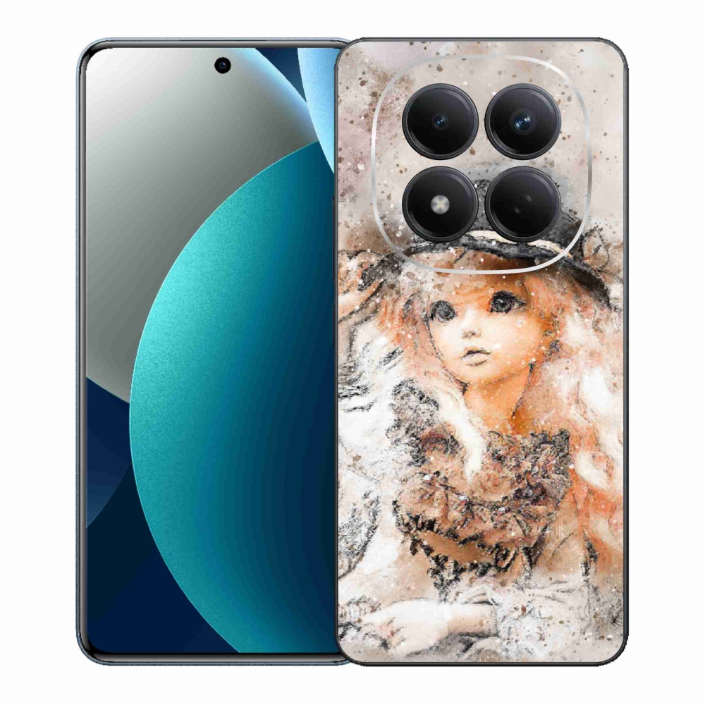 Gélový kryt mmCase na Xiaomi Redmi Note 15 Pro - dievčatko s klobúkom