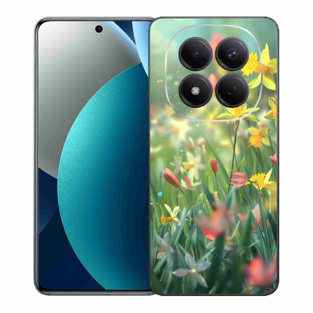 Gélový kryt mmCase na Xiaomi Redmi Note 15 Pro - jarné kvety