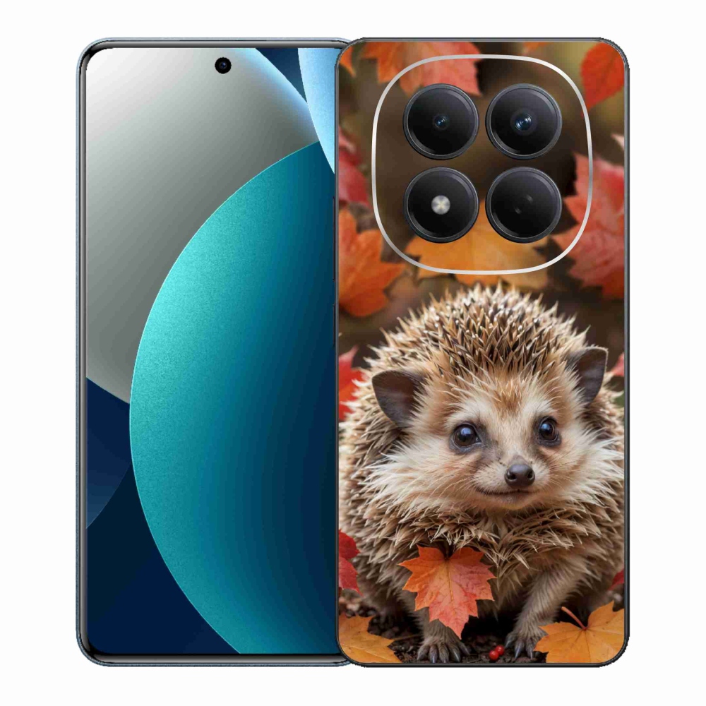 Gélový kryt mmCase na Xiaomi Redmi Note 15 Pro - ježko v lístia
