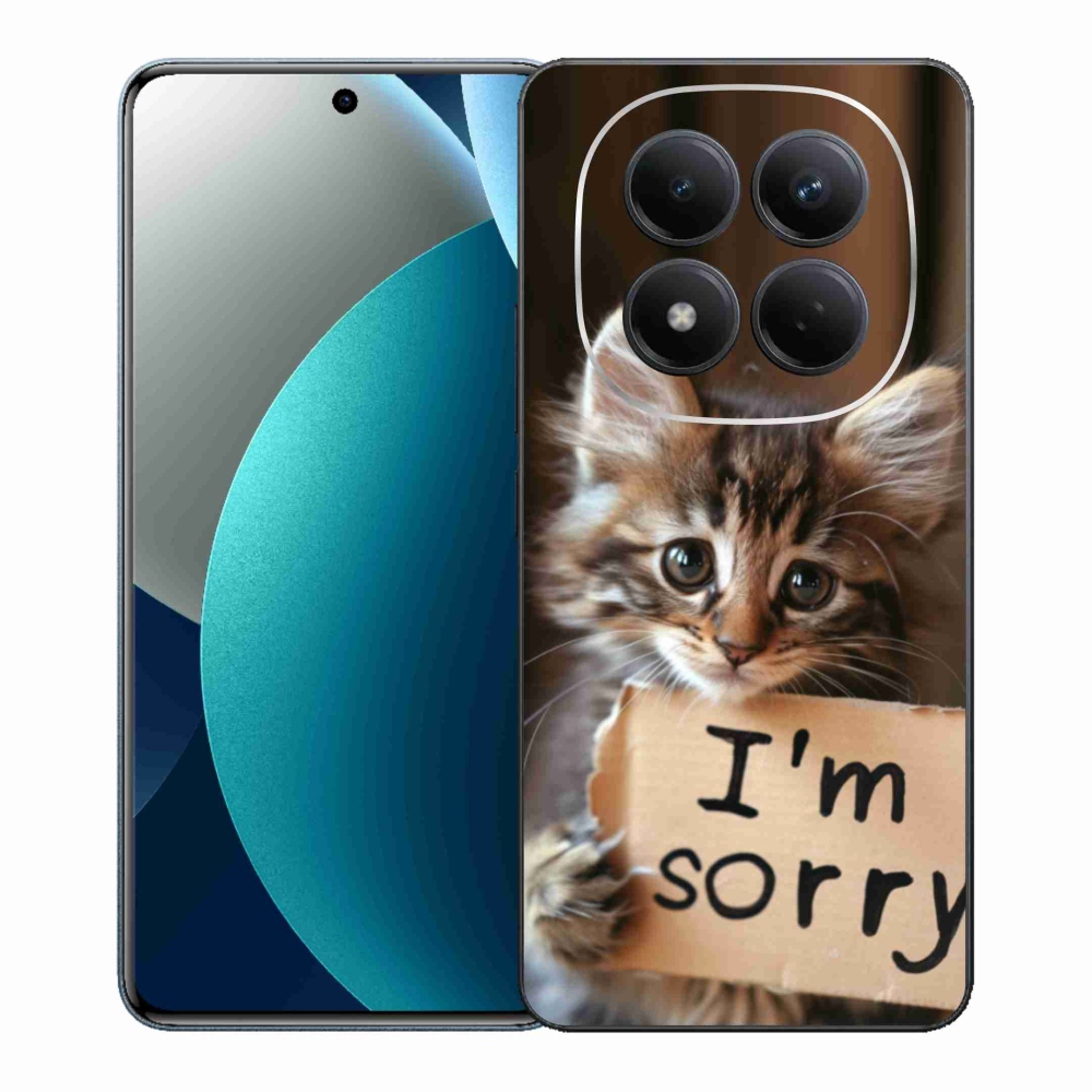 Gélový kryt mmCase na Xiaomi Redmi Note 15 Pro - mačacie ospravedlnenie