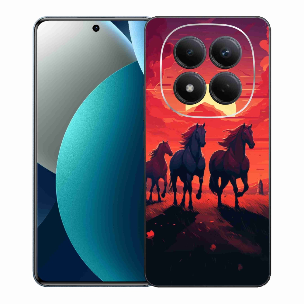 Gélový kryt mmCase na Xiaomi Redmi Note 15 Pro - kone a západ slnka