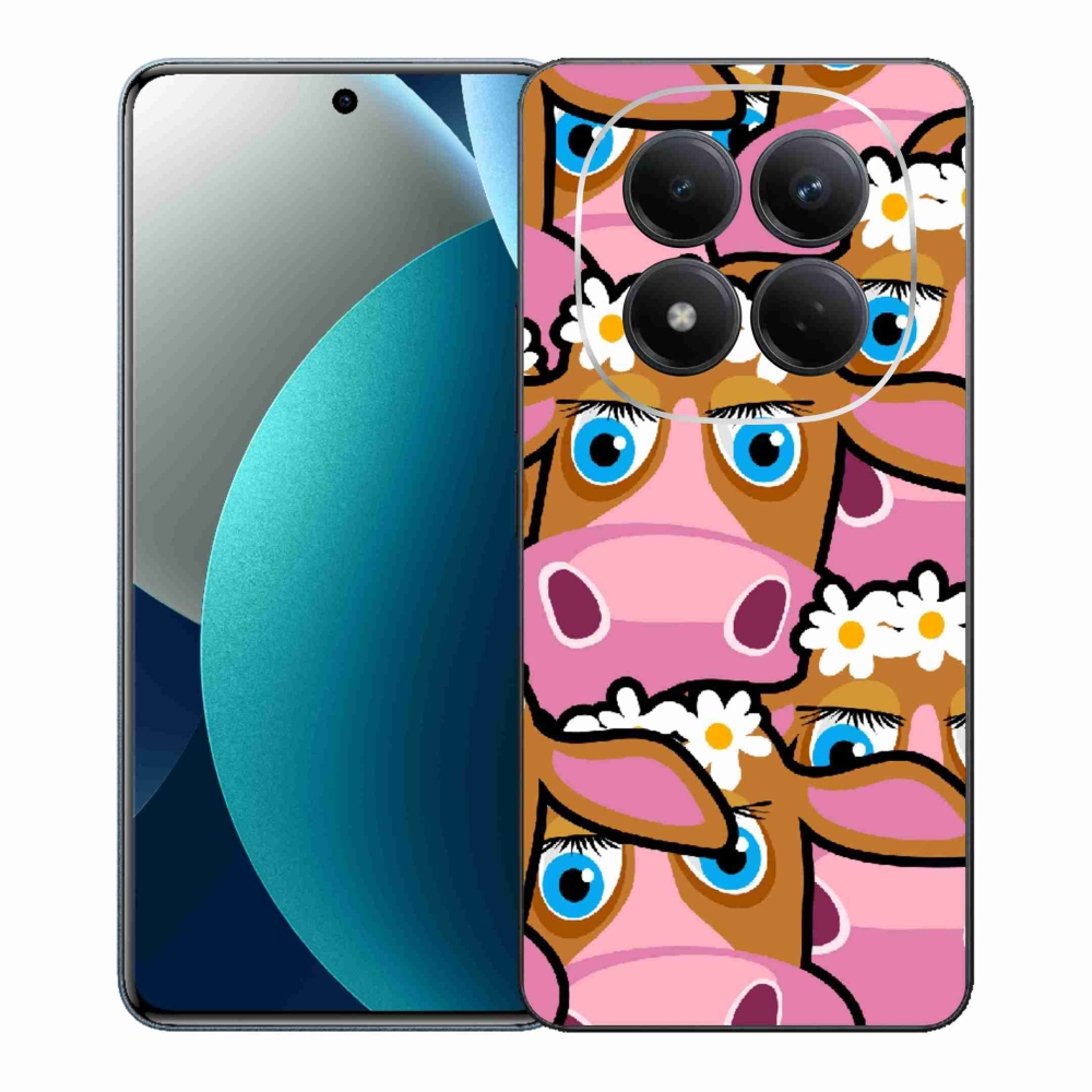 Gélový kryt mmCase na Xiaomi Redmi Note 15 Pro - kreslené kravičky