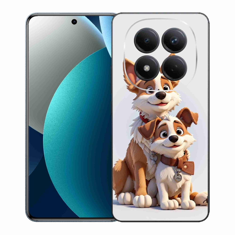 Gélový kryt mmCase na Xiaomi Redmi Note 15 Pro - kreslenie psy