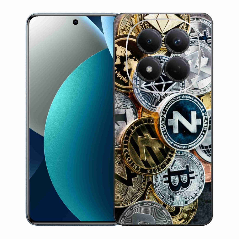 Gélový kryt mmCase na Xiaomi Redmi Note 15 Pro - kryptomeny