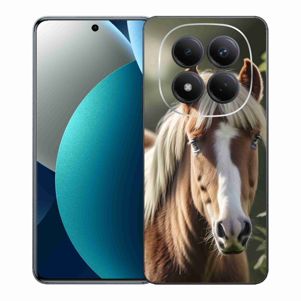Gélový kryt mmCase na Xiaomi Redmi Note 15 Pro - kôň so svetlou hrivou