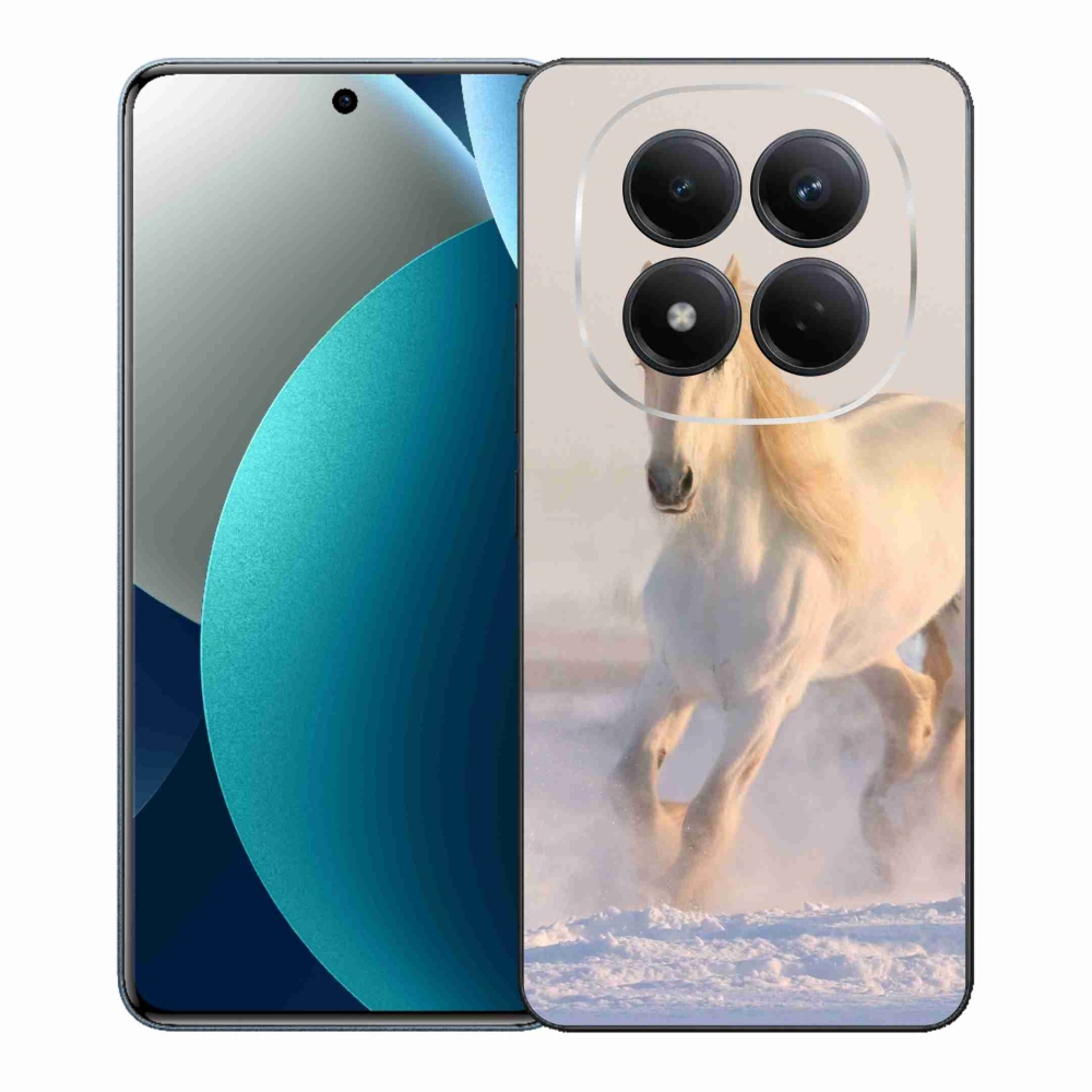 Gélový kryt mmCase na Xiaomi Redmi Note 15 Pro - kôň v snehu