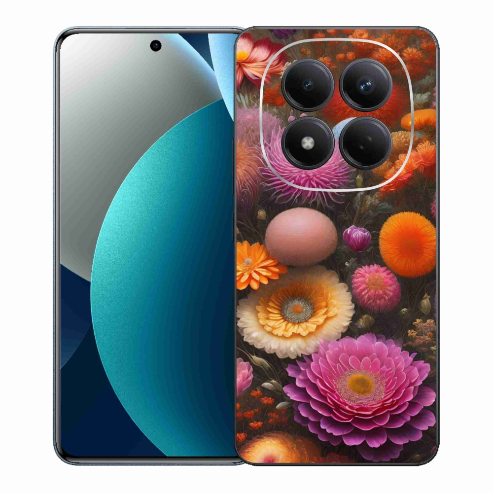 Gélový kryt mmCase na Xiaomi Redmi Note 15 Pro - kvetinová kompozícia