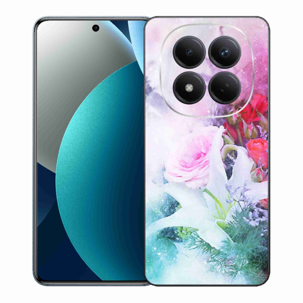 Gélový kryt mmCase na Xiaomi Redmi Note 15 Pro - kvety 4