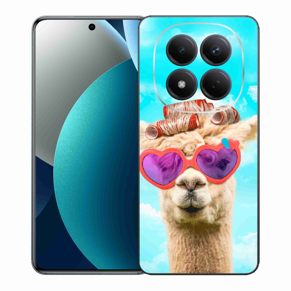 Gélový kryt mmCase na Xiaomi Redmi Note 15 Pro - lama s okuliarmi