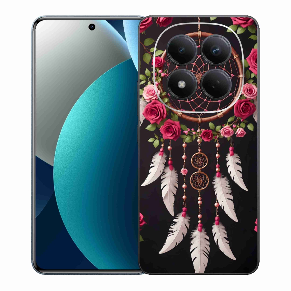 Gélový kryt mmCase na Xiaomi Redmi Note 15 Pro - lapač snov s ružami