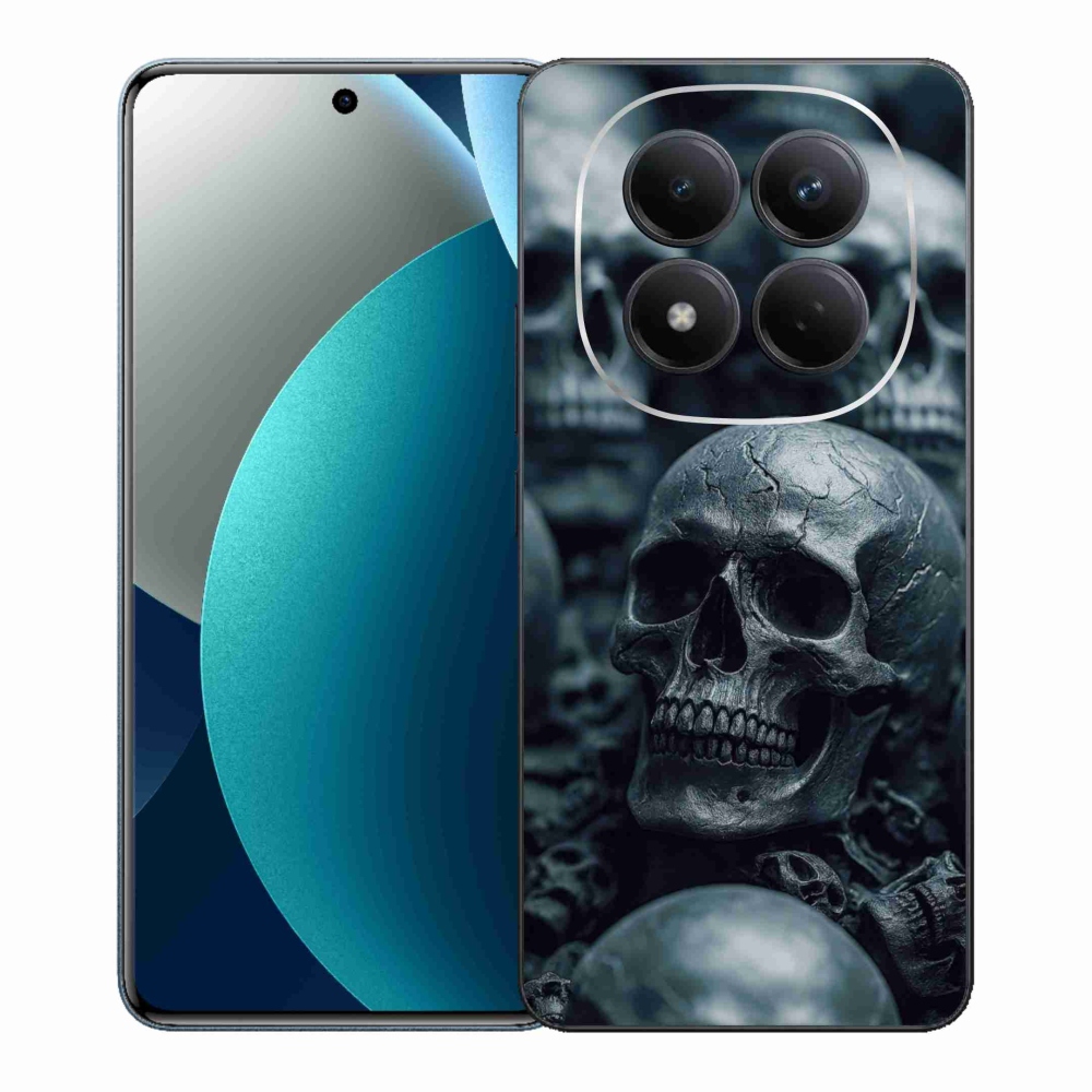 Gélový kryt mmCase na Xiaomi Redmi Note 15 Pro - lebka 2