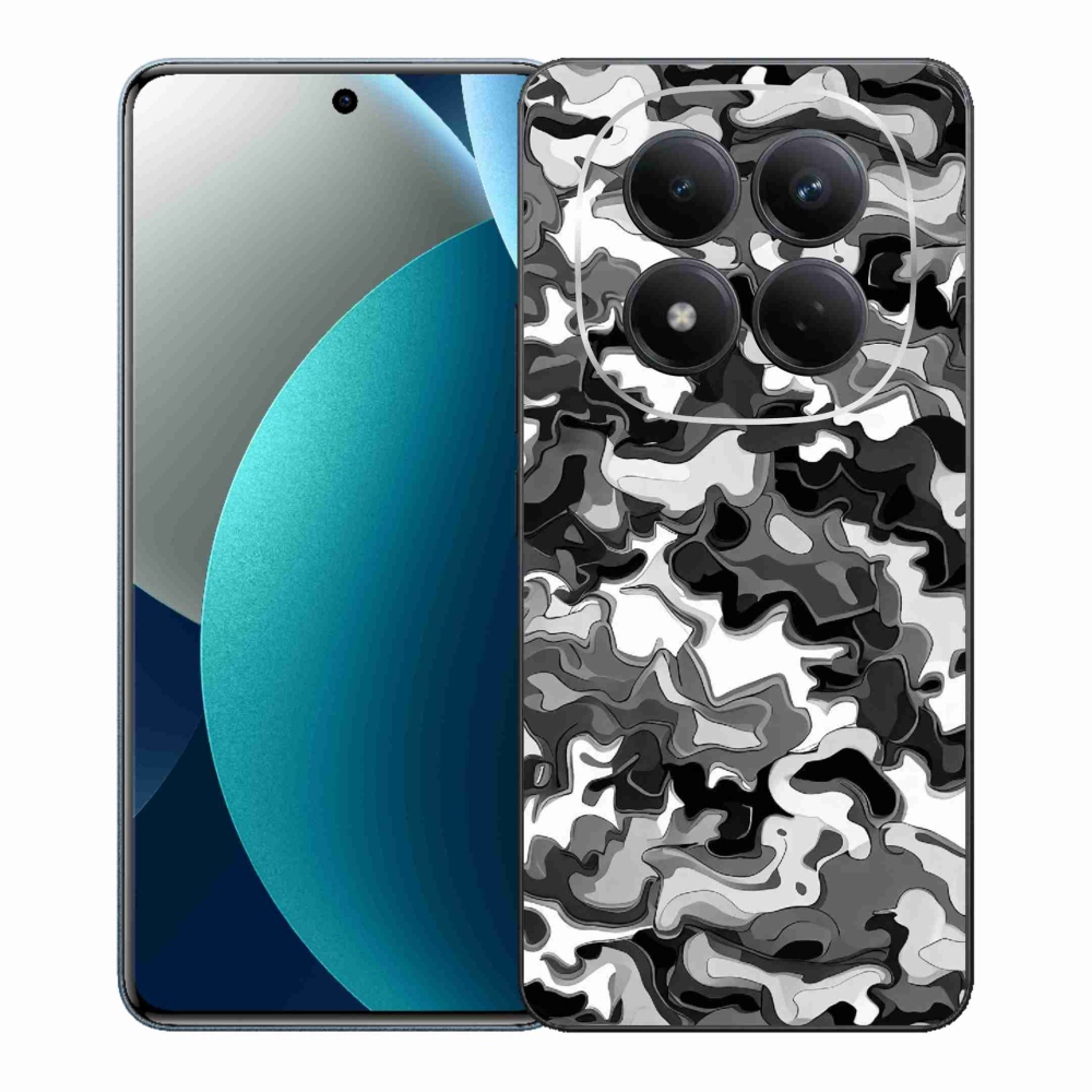 Gélový kryt mmCase na Xiaomi Redmi Note 15 Pro - maskáčový vzor 3