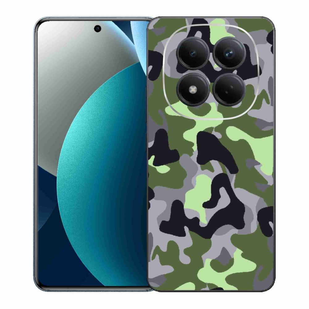 Gélový kryt mmCase na Xiaomi Redmi Note 15 Pro - maskáčový vzor 7