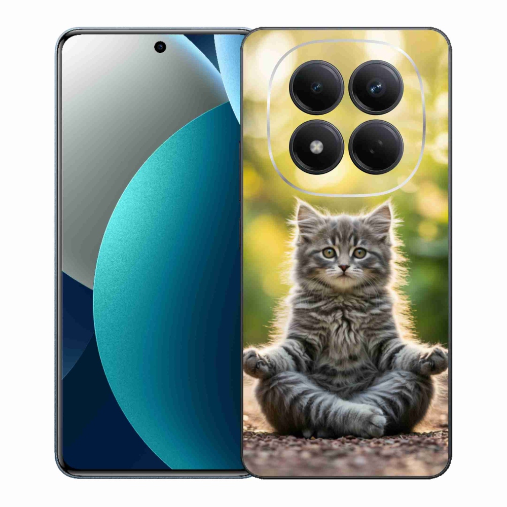 Gélový kryt mmCase na Xiaomi Redmi Note 15 Pro - meditujúce mačiatko