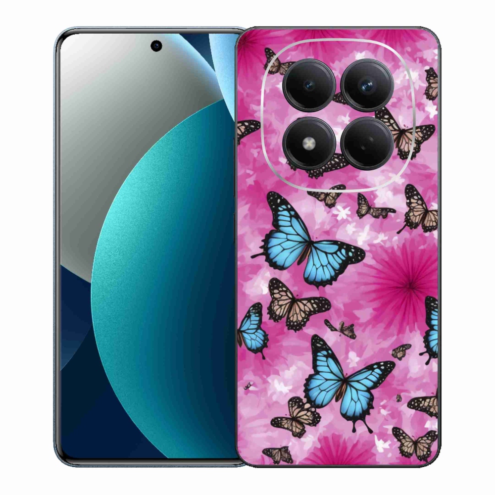 Gélový kryt mmCase na Xiaomi Redmi Note 15 Pro - motýlia záhrada