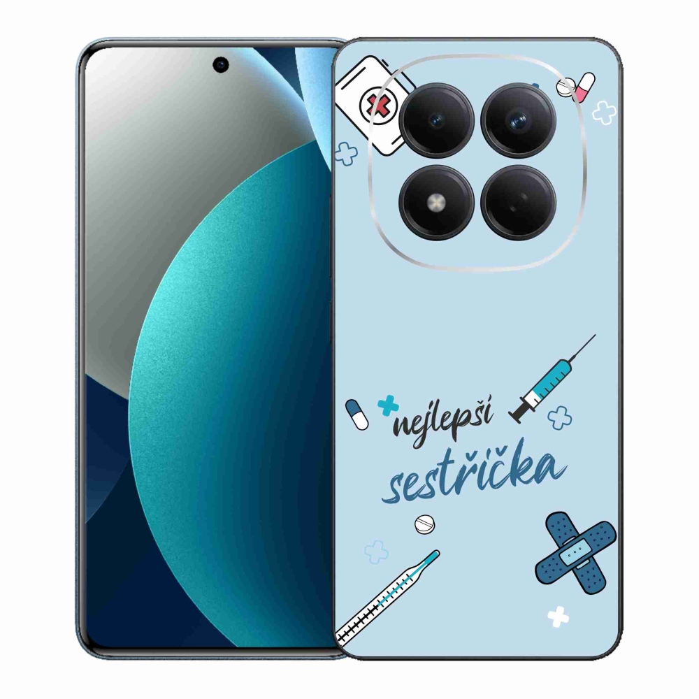 Gélový kryt mmCase na Xiaomi Redmi Note 15 Pro - najlepšia sestrička modré pozadie